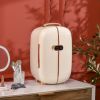 HOMCOM Portable Skincare Fridge with LED Display, 12L Mini Fridge for Beauty, Makeup and Cosmetics, Small Refrigerator Cooler for Bedroom, Home Office