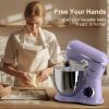 3-IN-1 Electric Stand Mixer, 660W 10-Speed With Pulse Button, Attachments include 6.5QT Bowl, Dough Hook, Beater, Whisk for Most Home Cooks