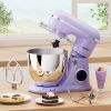 3-IN-1 Electric Stand Mixer, 660W 10-Speed With Pulse Button, Attachments include 6.5QT Bowl, Dough Hook, Beater, Whisk for Most Home Cooks