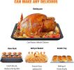 6 Slice 26QT/26L Air Fryer Fry Oil-Free, Extra Large Toaster Oven Combo, Air Fryer Oven, Roast, Bake, Broil,Convection Countertop Oven