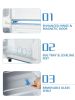 KRIB BLING 3.5Cu.Ft Compact Refrigerator Mini Fridge with Freezer, Small Refrigerator with 2 Door, 7 Level Thermostat Removable Shelves for Kitchen