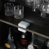 Industrial Wine Bar Cabinet with Liquor Storage, Sideboard featuring Wine Racks & Stemware Holder (55.12''w x 13.78''d x 30.31''h)