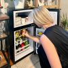 3.5Cu.Ft Compact Refrigerator Mini Fridge with Freezer, Small Refrigerator with 2 Door, 7 Level Thermostat Removable Shelves for Kitchen, Dorm